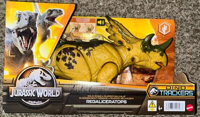 Jurassic World Dominion Dino Trackers Wild Roar Regaliceratops New