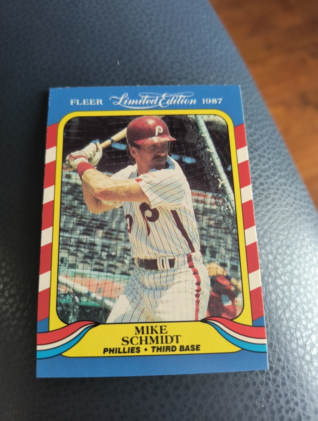 MIKE SCHMIDT 1987 FLEER LIMITED EDITION #37 OF 44 FREE SHIPPING