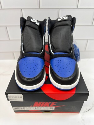 Nike Retro Air Jordan Royal Toe Blue 1s 1 GS | eBay