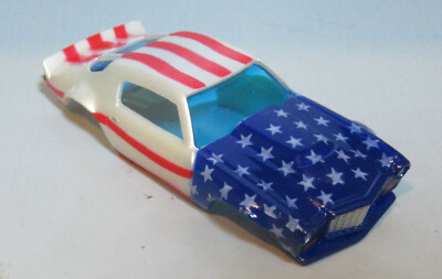 ''NEW'' DASH '70  MUSCLE CAR AMERICAN FLAG SILVER GRILLE HO TJET BODY (BLUE W/S)