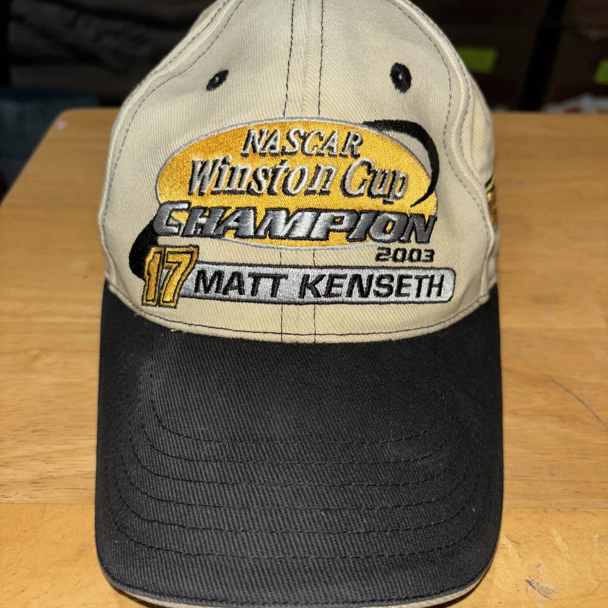Matt Kenseth DeWalt Racing 2003 NASCAR Winston Cup Champion Hat