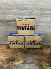 3 Sets Of 4 Instant-Up JOBAR'S Curtain Rod Holder Door Window JT1851 NEW