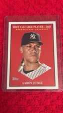 Topps 2025 Update Aaron Judge Most Valuable Yankees #MV-1 Baseball Card