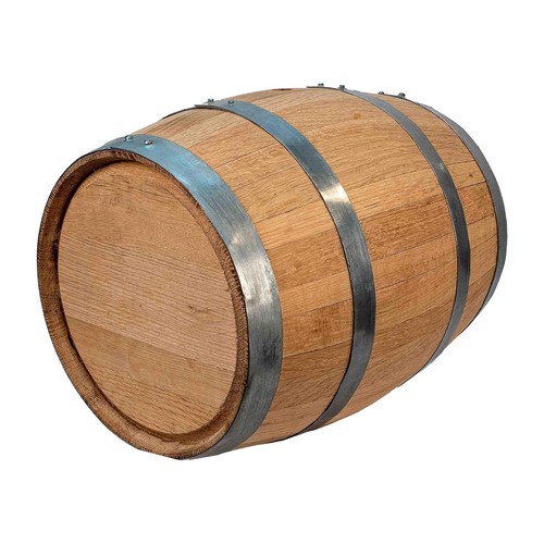 5 Gallon Oak Barrel, Wooden Whiskey and Wine Storage Barrel, 20 Liter
