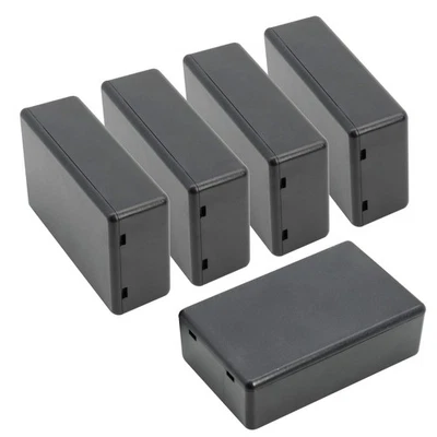 LeMotech 5 Pieces Plastic Project Boxes Junction Case for Electronic Project,...