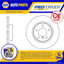 2x Brake Discs Pair Vented Front 330mm PBD8703 Proformer Set 34116792221