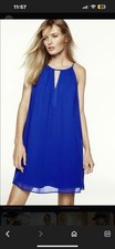 Mango Mini Dress Color Blue Size S