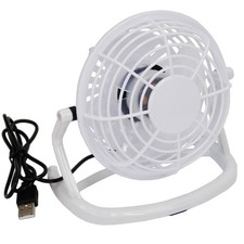USB Ventilator LüfterTischventilator weiss tragbar PC Computer Laptop Notebook