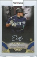 2021 Topps Tier One Evan White Break Out Auto Silver /10 Mariners