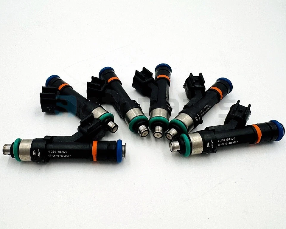 Inyectores de combustible 6 piezas 0280158020 para Jeep Grand Cherokee BOSCH 2005-2010 3,7 L Foto 4 de 4