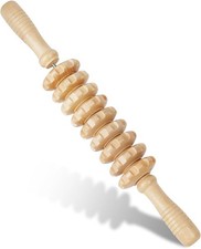 Wooden Fascia Massage Roller Muscle Cellulite Release