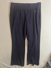 Croft & Barrow Women's XL Black Yoga Activewear Pants Stretch Pull On