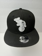 CURRENT New Era Oakland Athletics Elephant Blk/Wht Hat Size YOUTH