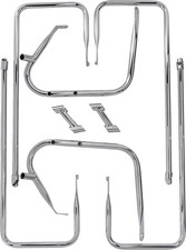 DRAG SPECIALTIES 21038 Saddlebag Rail - Chrome - FL '09-'13
