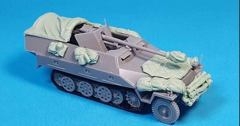 Set accessori Black Dog T72169 per Sd.Kfz 251/22 foto 3