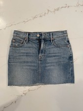 Mother Superior The Vagabond Mini Denim Skirt Size 25