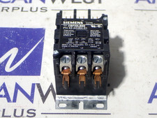 New Siemens 42BF35AJBEE 3 Pole 30 Amp Definite Purpose Contactor 24 Volt Coil
