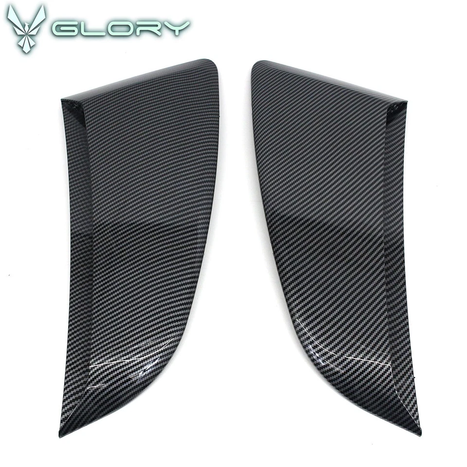 Se adapta a 24-26 Ford Mustang Guardabarros Ventilación IKON Puerta Decoración Cubierta Pintura Fibra Carbono Foto 3 de 4