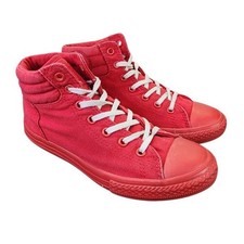 Converse Chuck Taylor All Star Youth Size 4 Shoes Red High Top Sneakers