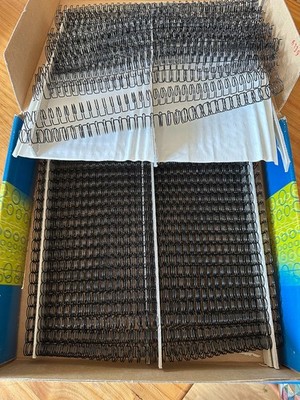 Rexel Bindedraht - 3:1 - 12,5 mm - schwarz - 34 Schlaufen - A4