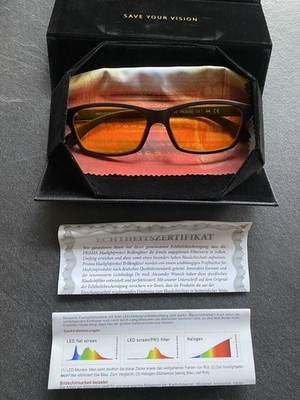 Prisma UV-Brille Blaulichtfilter für Gamer Computerbrille
