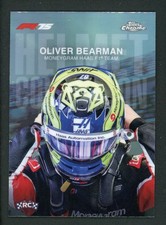 2025 OLIVER BEARMAN TOPPS CHROME MONEYGRAM HAAS F1 TEAM ROOKIE RC