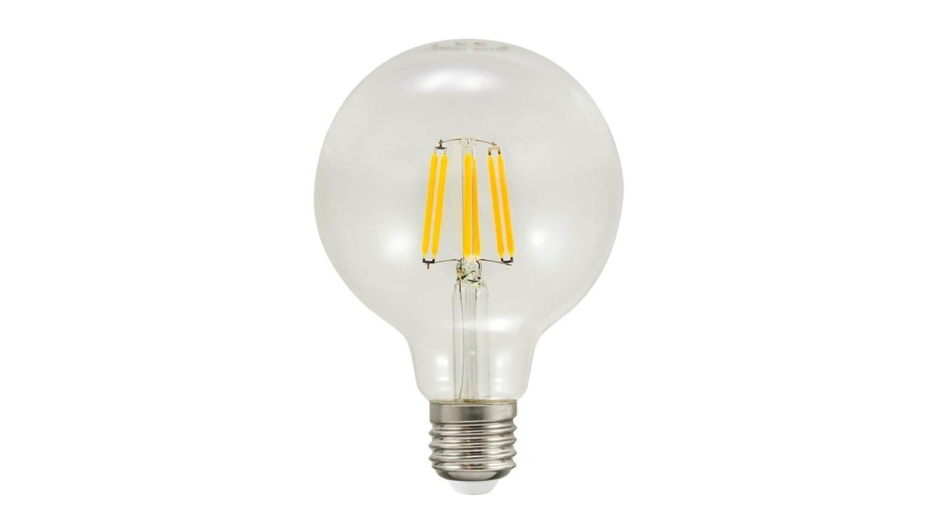 Светодиод arwka LED E27 G95 75Вт 75 Вт 1055 лм 3000 К с 360 нитями накаливания GOLDLUX 3890₽