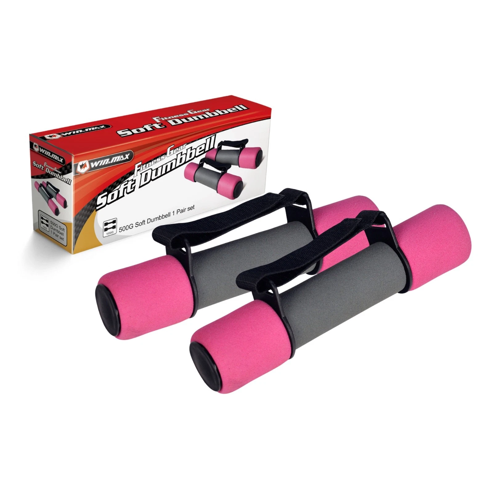 Ladies Dumbbell Home Exercise Fitness Equipment – Foam Dumbbells (1 Pair)