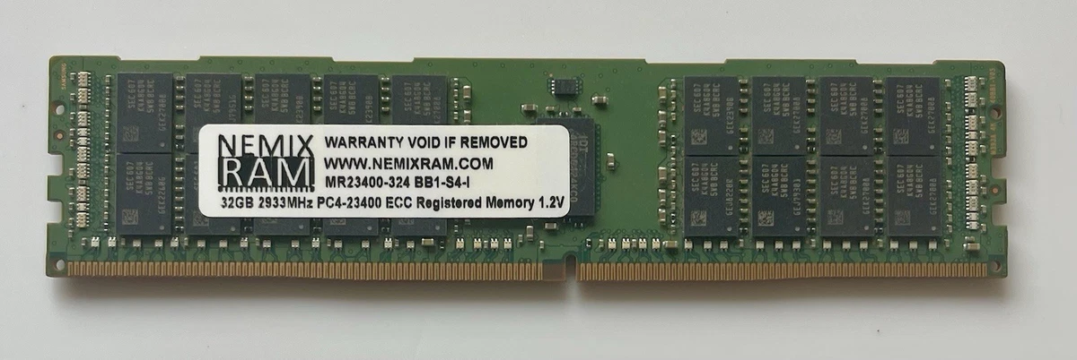 Mémoires RAM mémoire ECC pour serveur, 4 Go par module