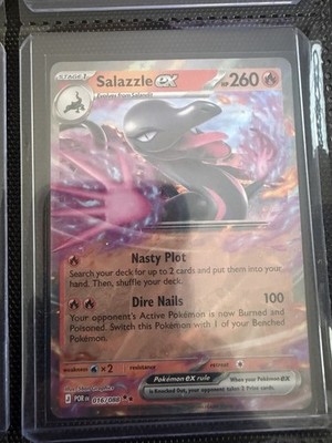 Pokémon TCG Salazzle EX 260HP 100 Attack Rare Card 016/088 Stage 1 ENG