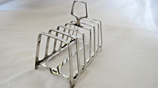 Antique Vintage Sterling Silver 6 Section Toast Rack Sheffield 1930 James Deakin