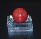 Vintage Glass Marble Small Red Brick Swirl M.F. Christensen? Akro? 0.55" ❤️-79 — photo 10