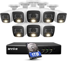 ANNKE 3K Lite Wired Security Camera System 8 x HD Outdoor CCTV Cameras New