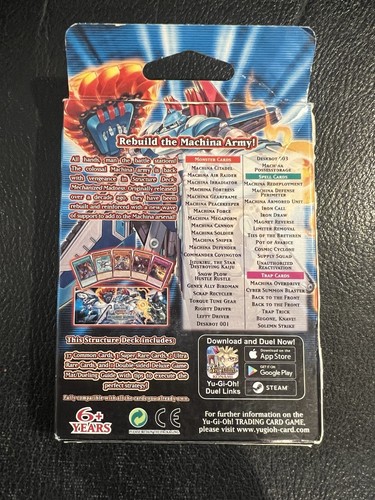 Konami Yu-Gi-Oh! Trading Card Game Mechanized Madness Structure Deck - New - Picture 2 of 3