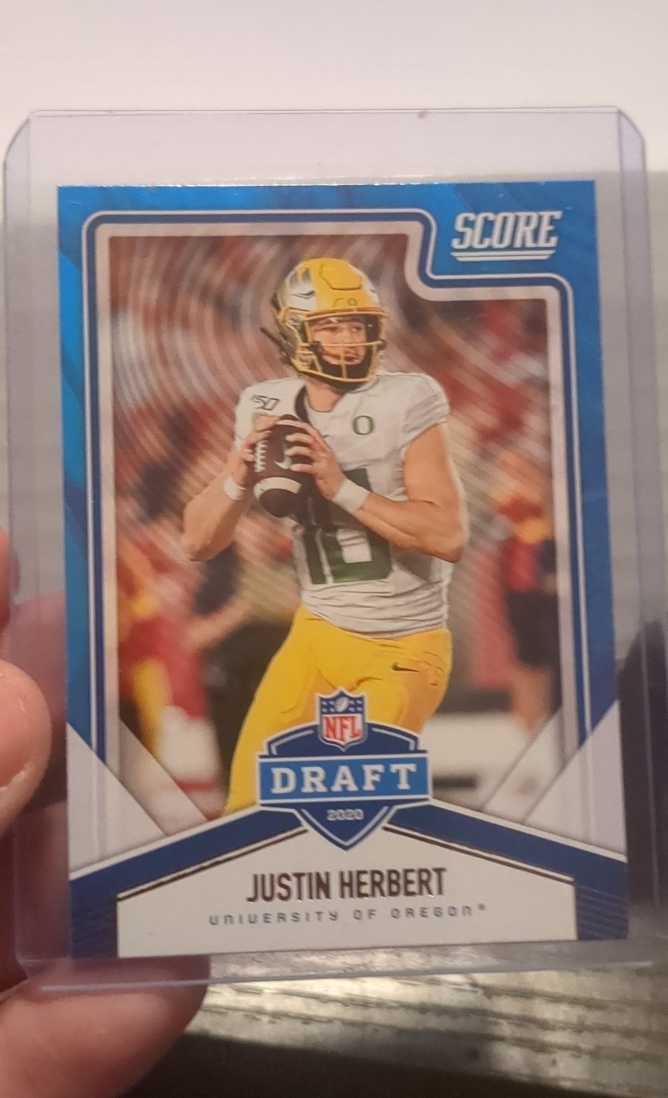 2020 Score - Nfl Draft Justin Herbert #NFL-3 (RC)