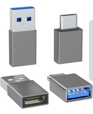 2 USB C to USB 3  2 USB 3 to USB C Adapter for Fast Charging  Data Transfer