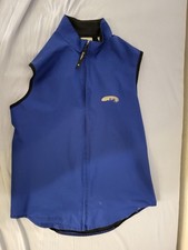 Löffler Bike Vest Gr. 48, blau, Fahrradweste Gore Windstopper
