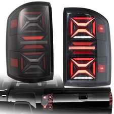 Vland Led Tail Lights For 2014-2018 Gmc Sierra 1500 2500 3500 Hd Clear Lens Lr Vland Led Tail Lights For 2014-2018 Gmc Sierra 1500 2500 3500 Hd Clear Lens Lr