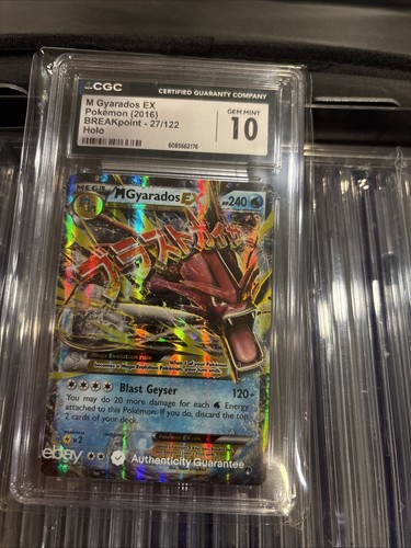 M Gyarados-EX graded CGC 10 for sale on eBay