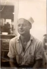 Vintage WWII Era Sailor Portrait Photo Young Man in Uniform Pearl Harbor