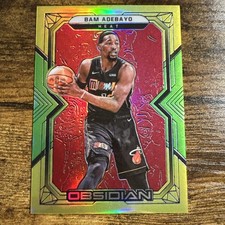 2021-22 Panini Obsidian Tmall Asia Bam Adebayo #43 Red Yellow Green Flood /99