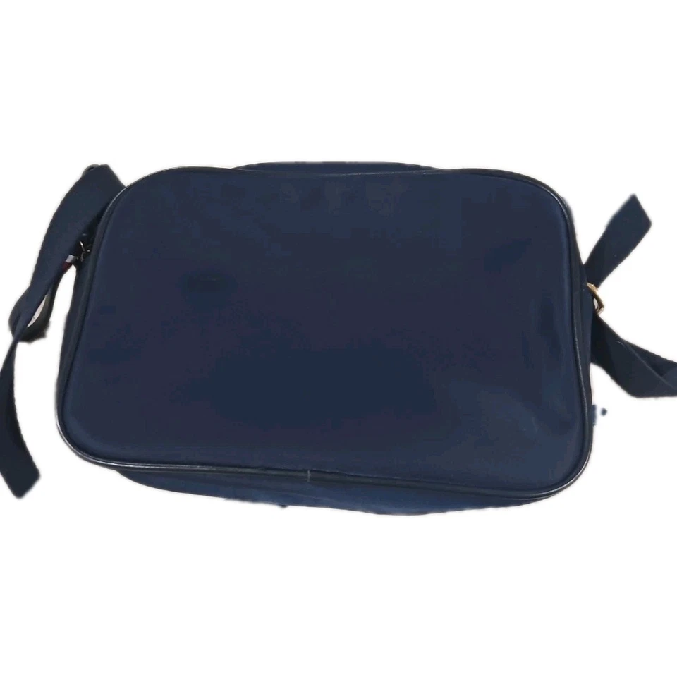 Tommy Hilfiger Cross Body Bag Navy Blue Inner/Outer Pockets, 2 Zip Compartments - Image 2 of 4