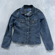 Vintage Faconnable Denim Jacket Womens Medium...