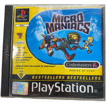Thumbnail of ebay&reg; auction 297707544962 | PS1 / Sony Playstation 1 - Micro Maniacs [Bestsellers] mit OVP OVP beschädigt
