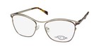 NEW OSCAR DE LA RENTA OSL 748 GLASSES METAL & PLASTIC BROWN 210 CAT EYE WOMENS