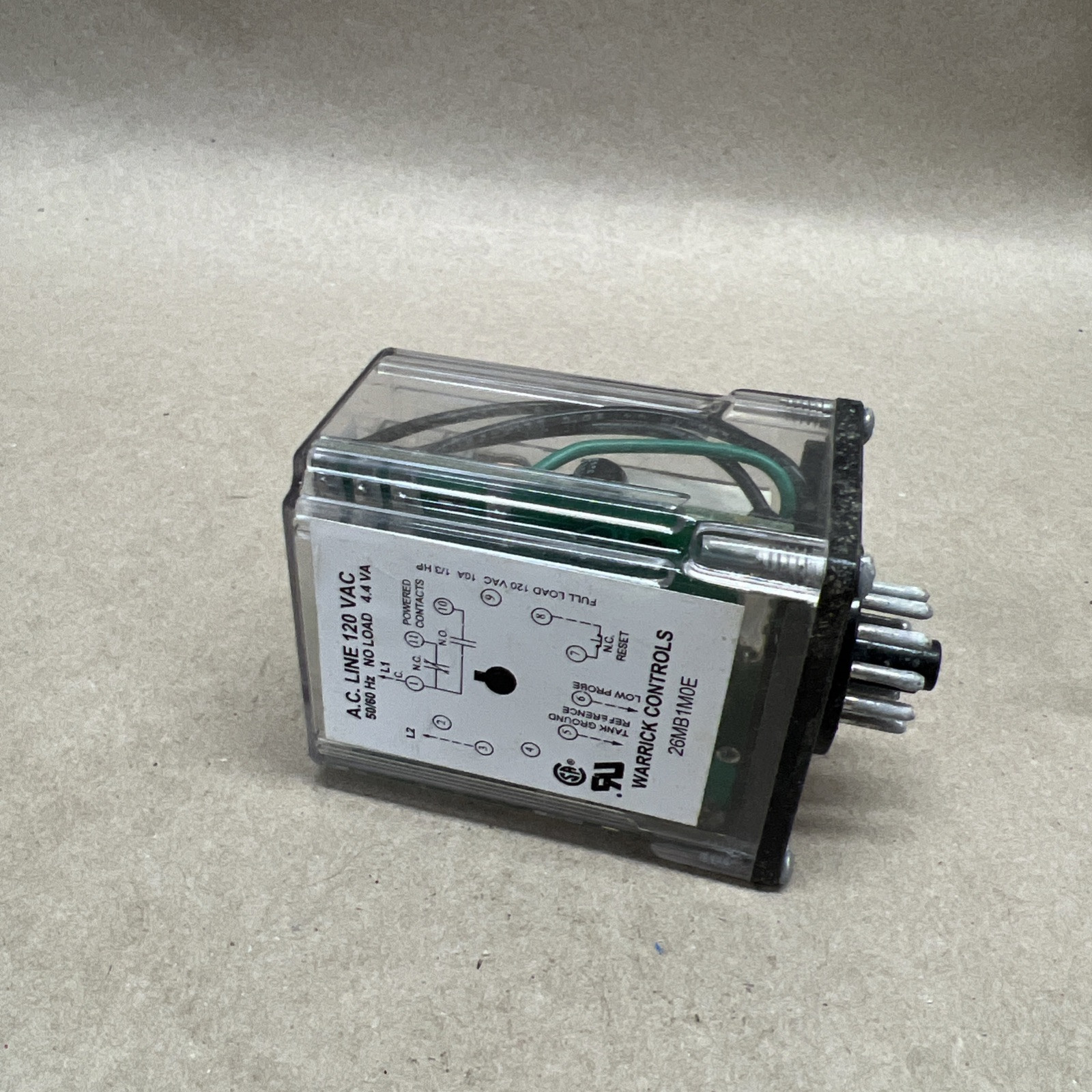 WARRICK CONTROLS 26MB1M0E 120VAC 10A UNMP