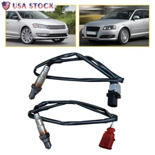02 Oxygen O2 Sensor for VW Beetle CC Eos Golf GTI Upstream and Downstream 2pcs