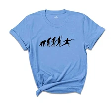 Fencing Evolution Shirt, Fencing Silhouette, Fencing Shirt, Fencing Lover Tee, F