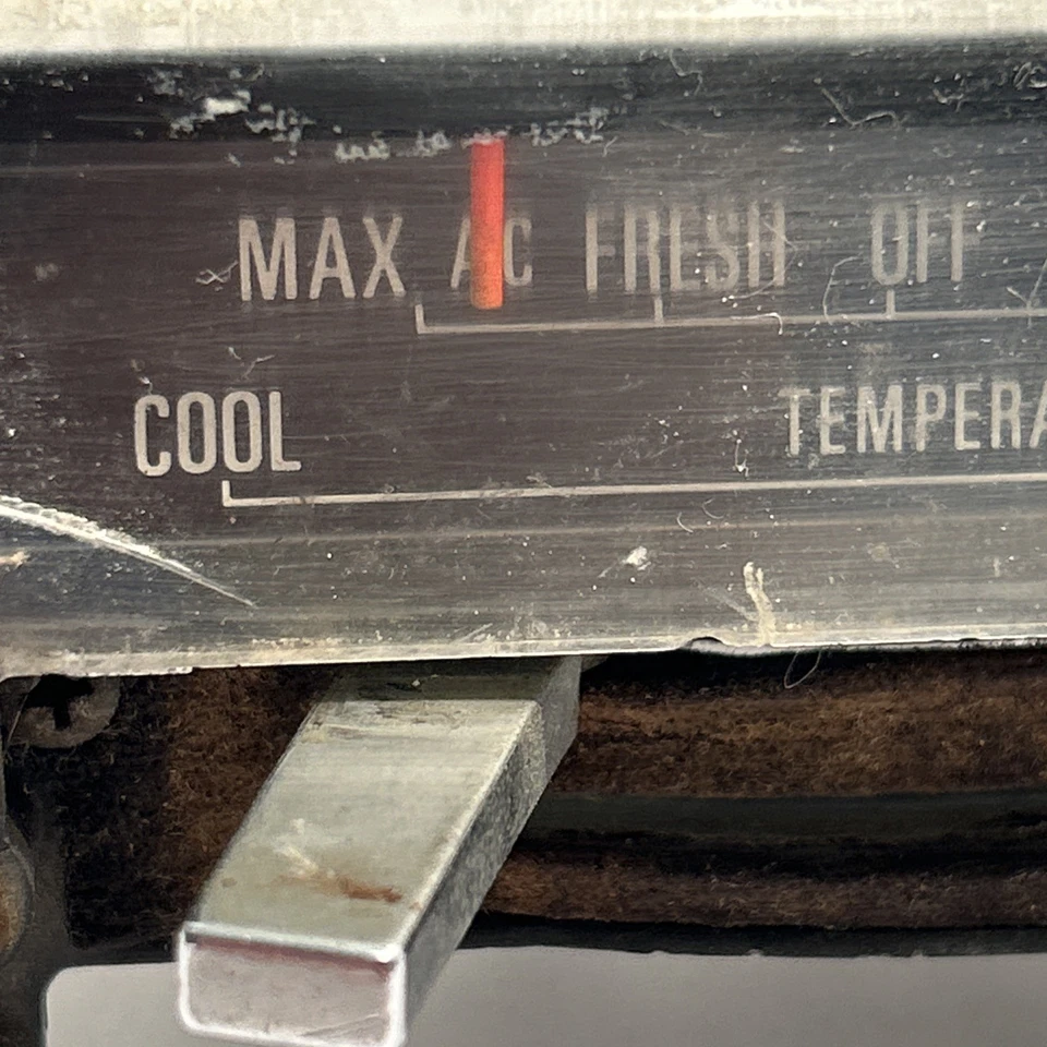 Ford Thunderbird 1968 68 tablero conjunto de control de aire acondicionado térmico OEM Foto 3 de 4