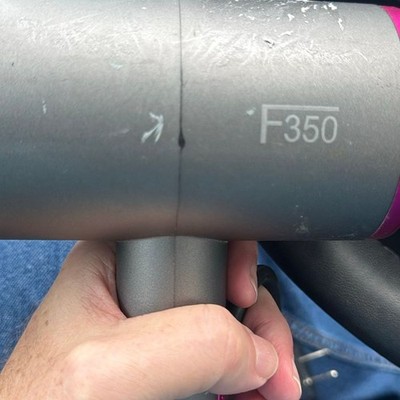 Dyson Supersonic Hair Dryer F350 Gray/Pink - Used Tester Unit